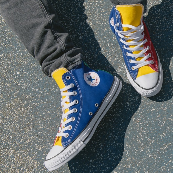 converse primary color block